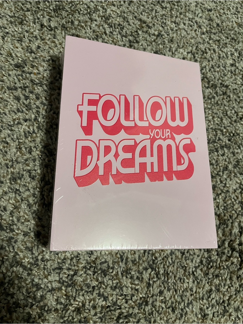 Follow Your Dreams Pink Wall Art